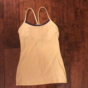 Lulu lemon tank with built in sports bra
